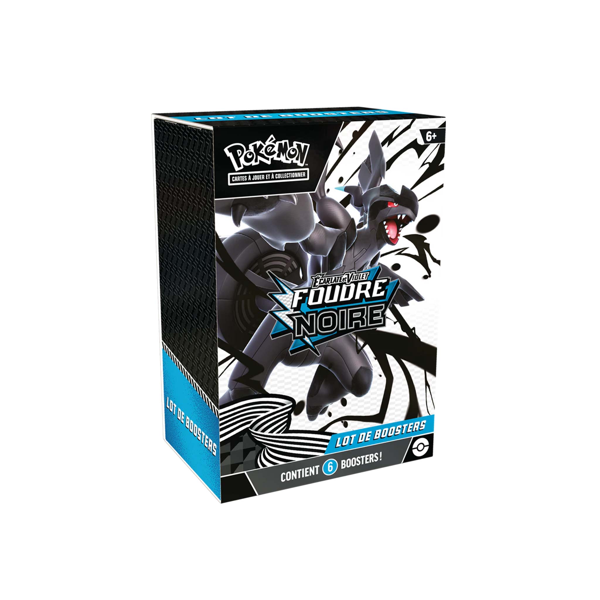 Lot de Boosters Pokémon Écarlate & Violet – Foudre Noire (Bundle de 6)